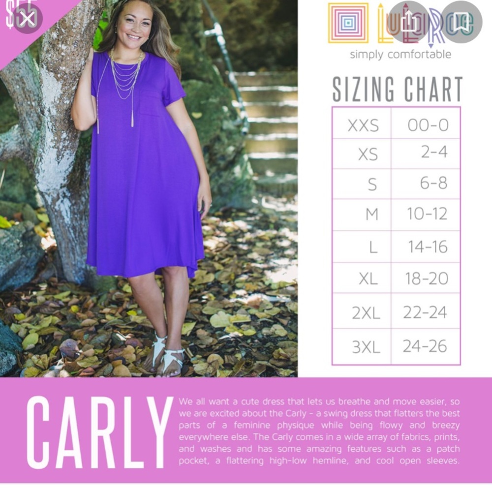 LULAROE CARLY - Picture 7 of 7